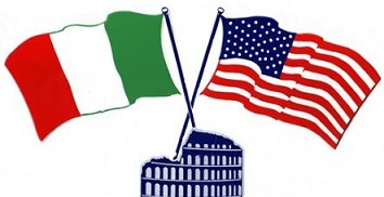 Us italy. Американо-итальянские отношения. Италия США. Флаг США И Италии. Италия и Америка.